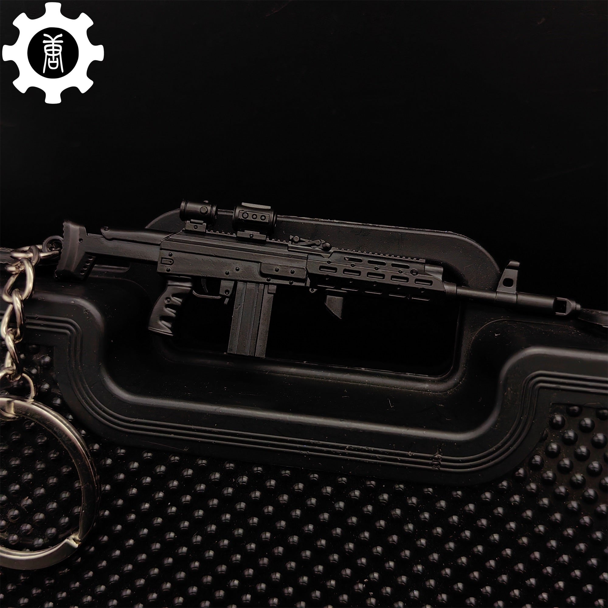 Metal AK308 Mini Gun Model Keychain Backpack Pendant - Tophatter Daily Deals