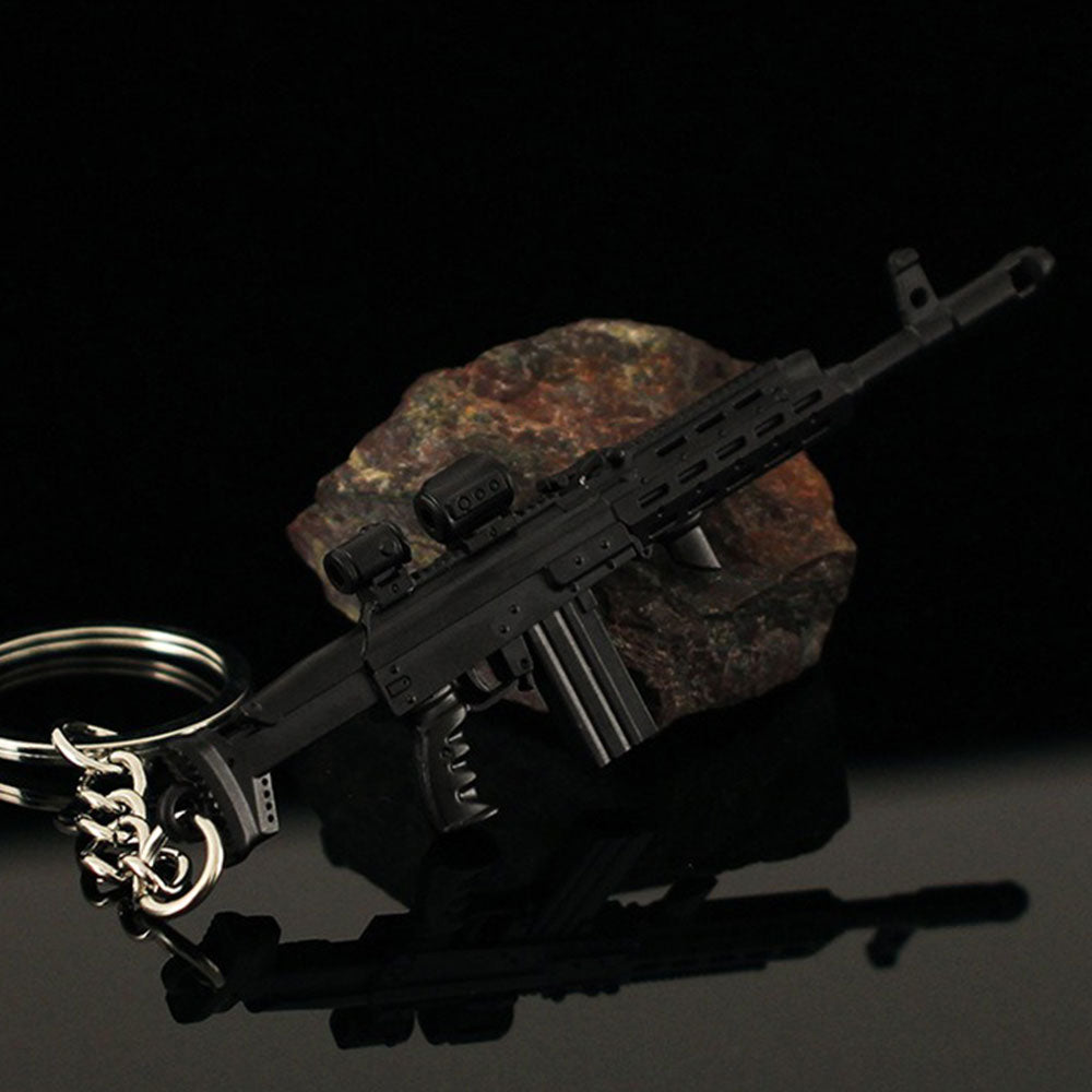 14 in 1 Keychain of Advanced Morden Gun With Accessories AK308 - Tophatter Daily Deals