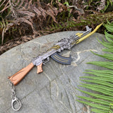 AK47 Fire Kylin Rifle Miniature Metal Gun 17CM/6.7" - Tophatter Daily Deals
