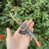 AK47 Fire Kylin Rifle Miniature Metal Gun 17CM/6.7" AK47 Only - Tophatter Daily Deals