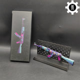 AK47 Neon Rider Metal Miniature Gun With Plastic Stand - Tophatter Daily Deals