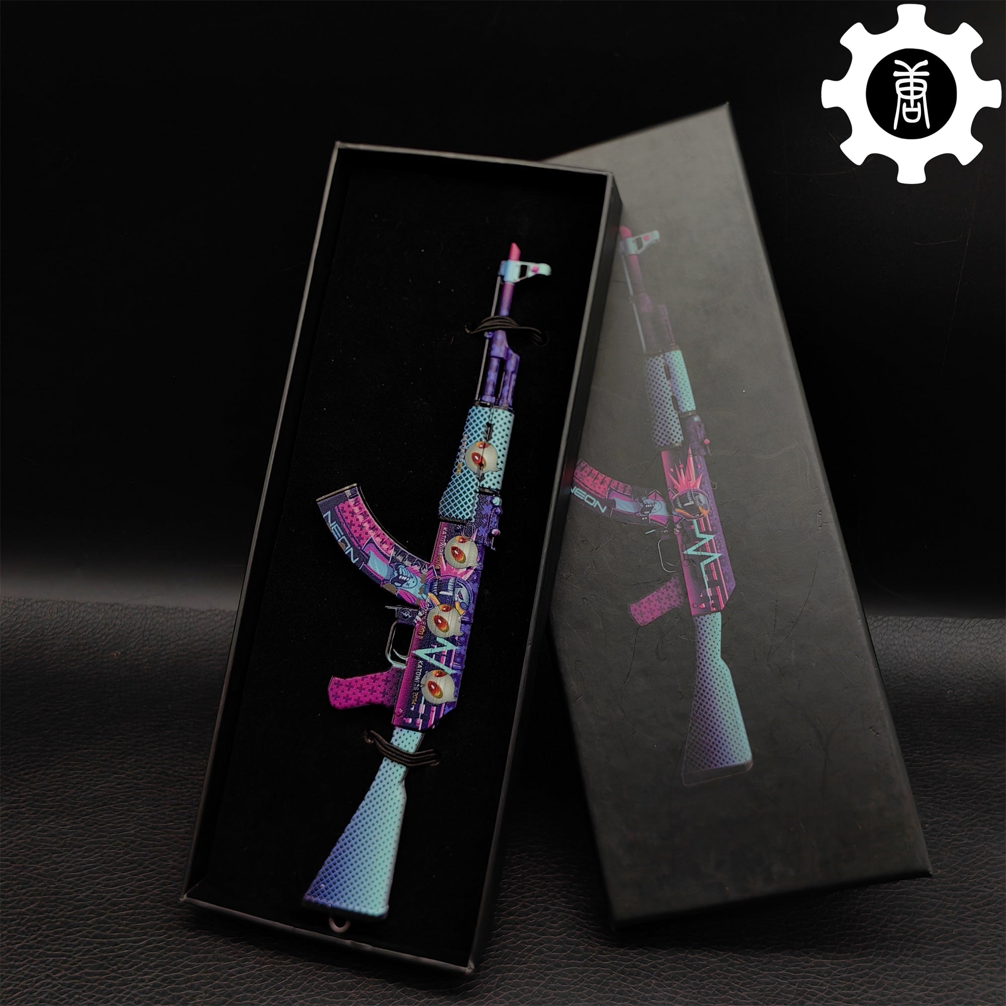 AK47 Neon Rider Metal Miniature Gun AK47 Only - Tophatter Daily Deals