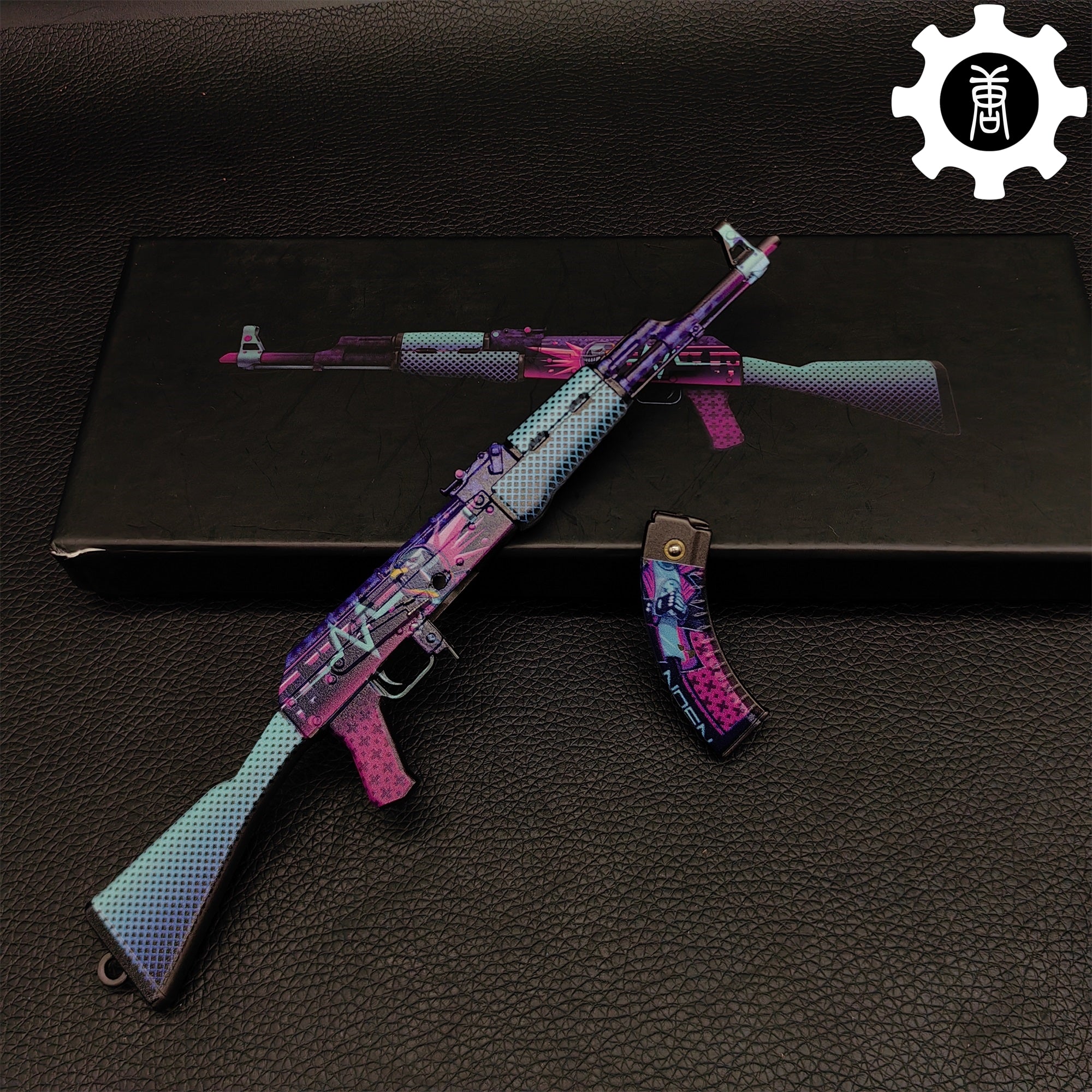 AK47 Neon Rider Metal Miniature Gun - Tophatter Daily Deals