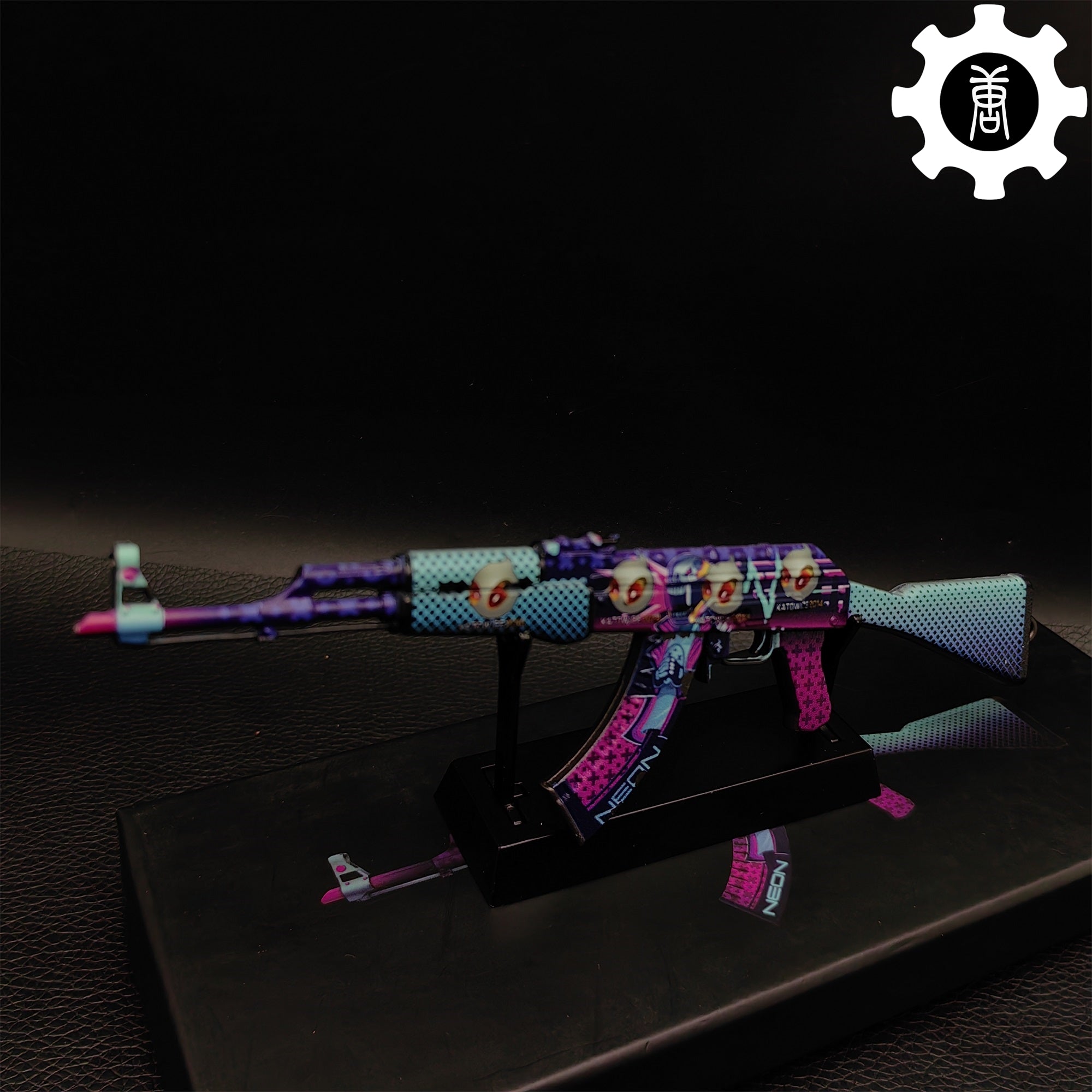 AK47 Neon Rider Metal Miniature Gun - Tophatter Daily Deals