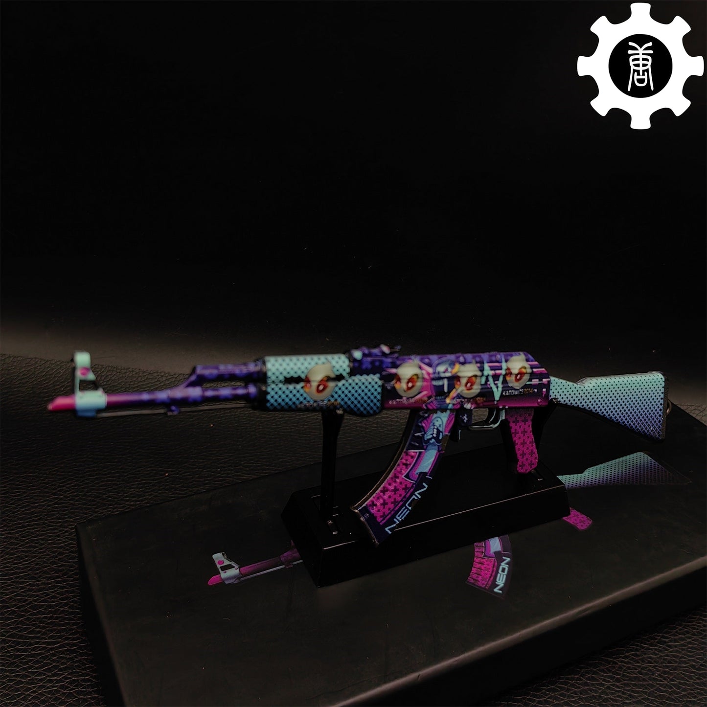AK47 Neon Rider Metal Miniature Gun - Tophatter Daily Deals