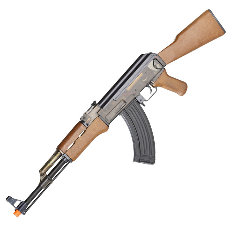 WAR Inc Kalashnikov AK47 Full Auto AEG Airsoft Electric Rifle FPS-400 Metal Gears - TOPHATTER'S ARMORY DEALS Collectible Weapons - Tophatter Daily Deals