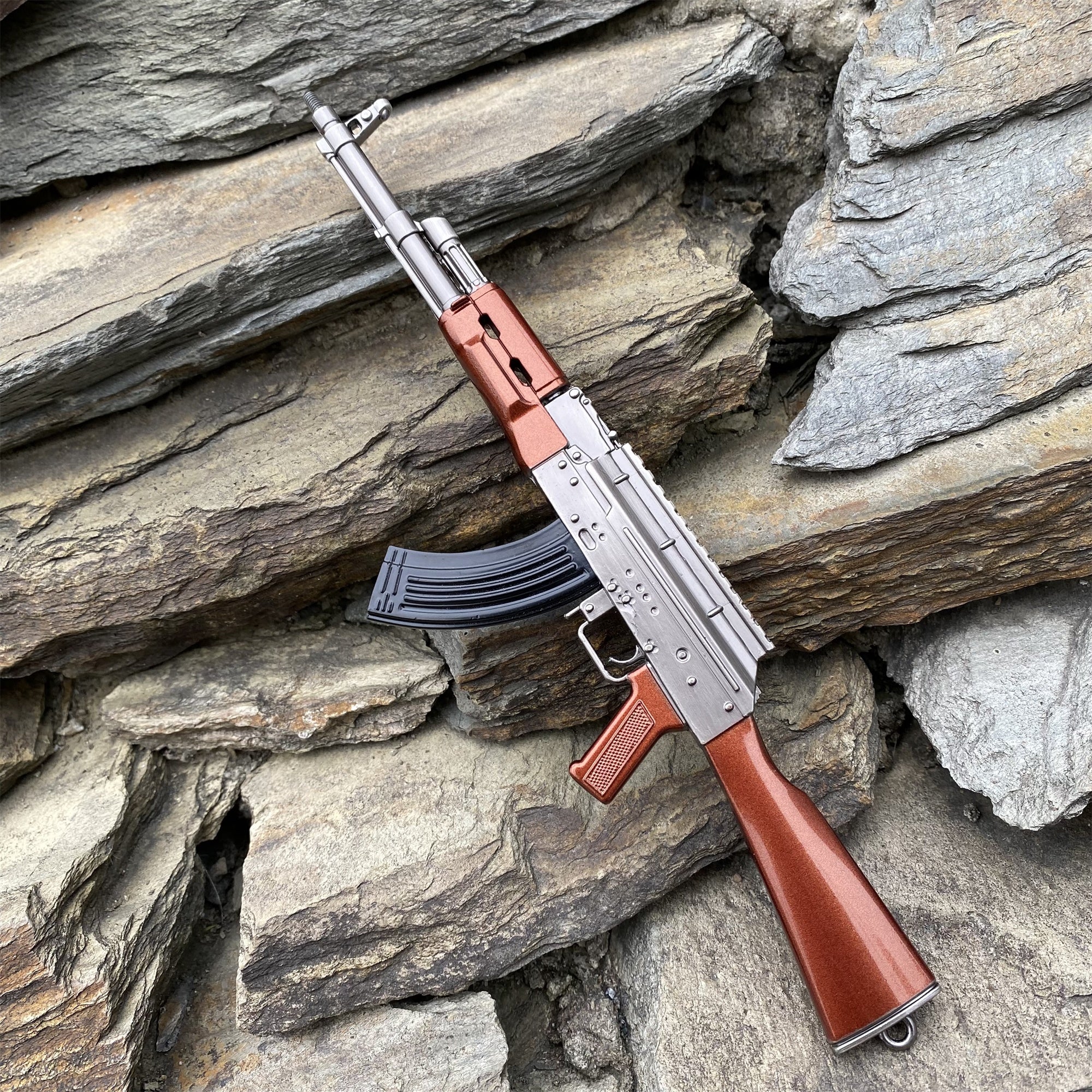 AK47 Miniature Metal AKM Gun17CM/6.7" - Tophatter Daily Deals