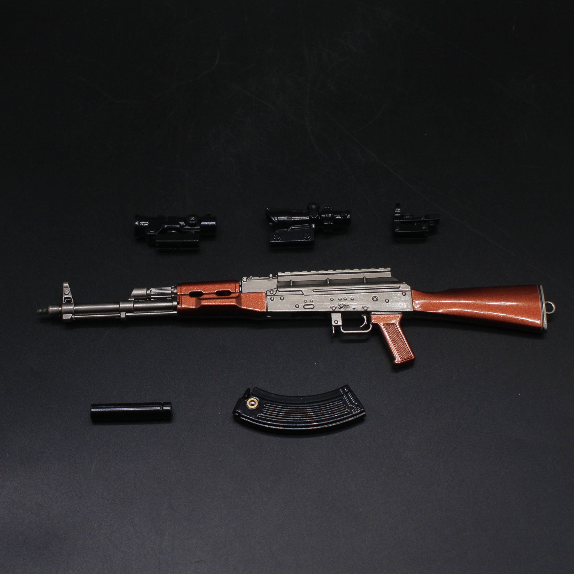 AK47 Miniature Metal AKM Gun17CM/6.7" - Tophatter Daily Deals