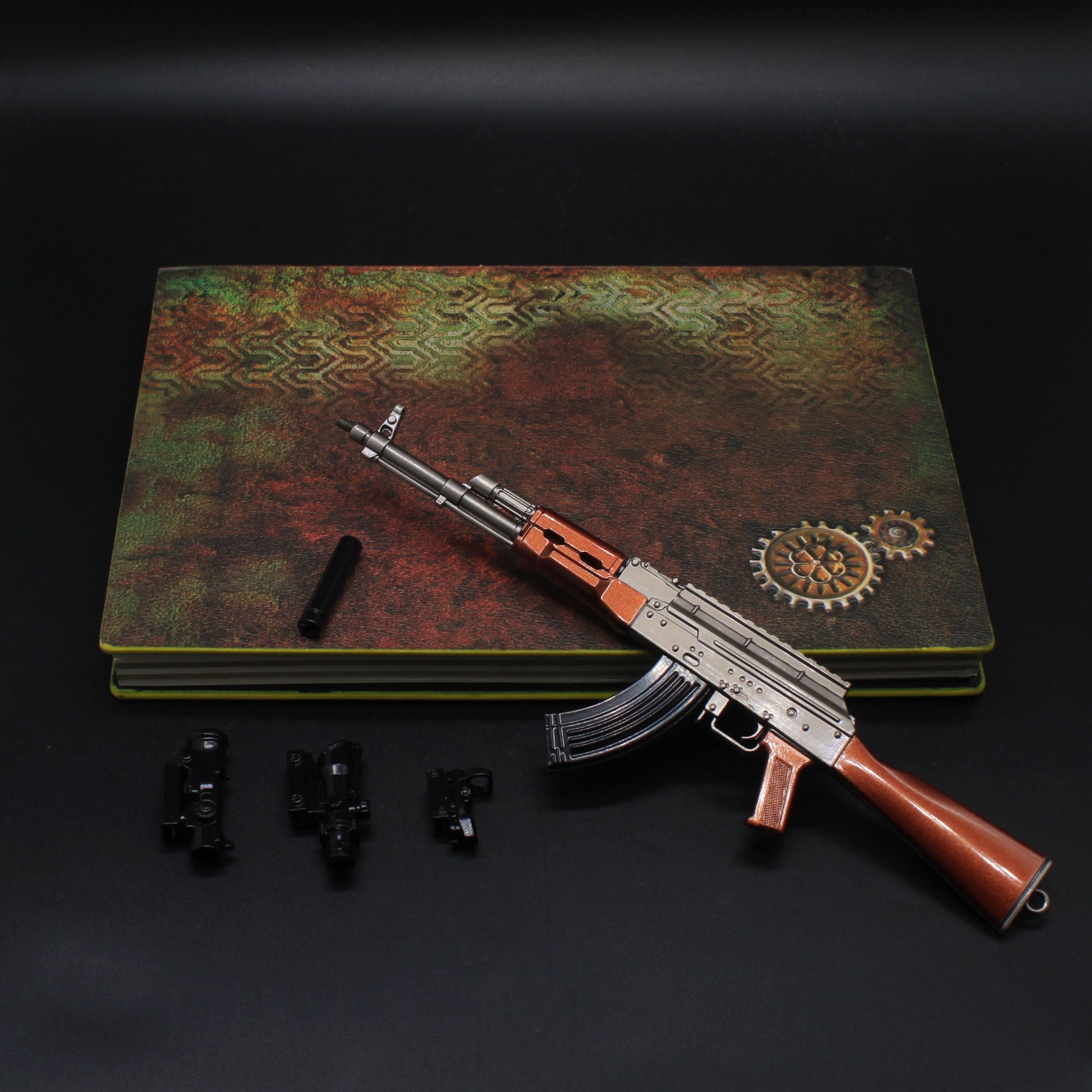 AK47 Miniature Metal AKM Gun17CM/6.7