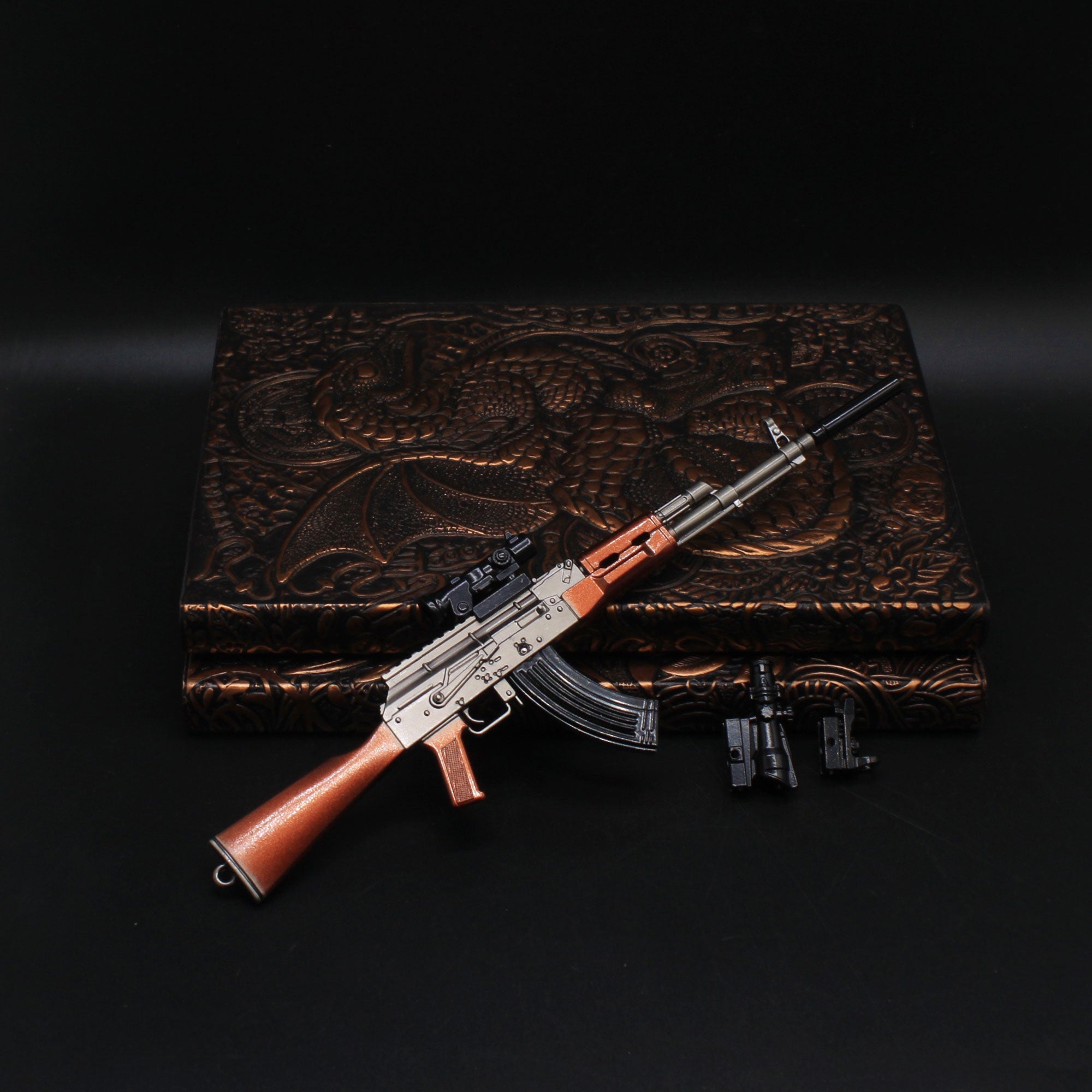 AK47 Miniature Metal AKM Gun17CM/6.7" - Tophatter Daily Deals