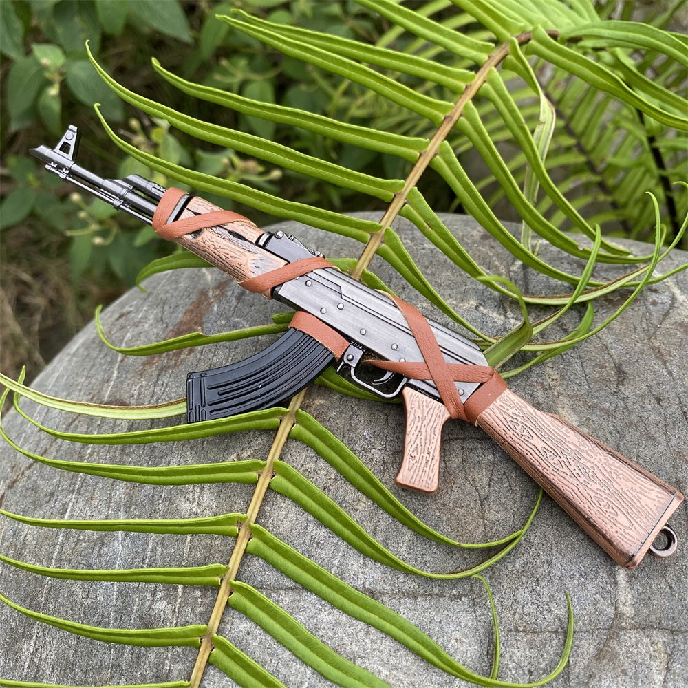AK-47 Metal Miniature Avtomat Rifle 17.5CM/6.8" - Tophatter Daily Deals