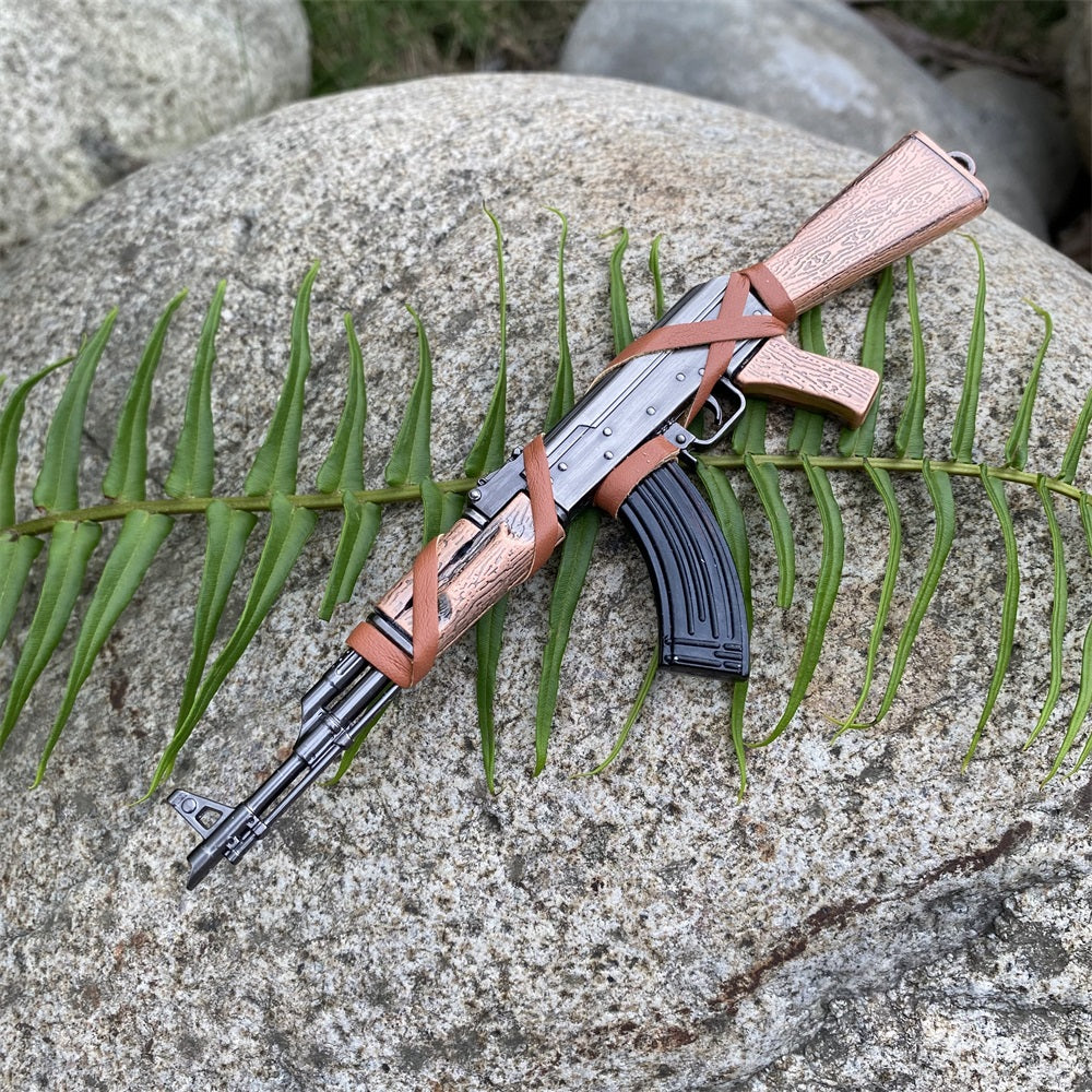 AK-47 Metal Miniature Avtomat Rifle 17.5CM/6.8" - Tophatter Daily Deals