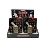 Micro Guard™ Plus Personal Alarm + COB LED Flashlight 12 Unit Display - Tophatter Daily Deals