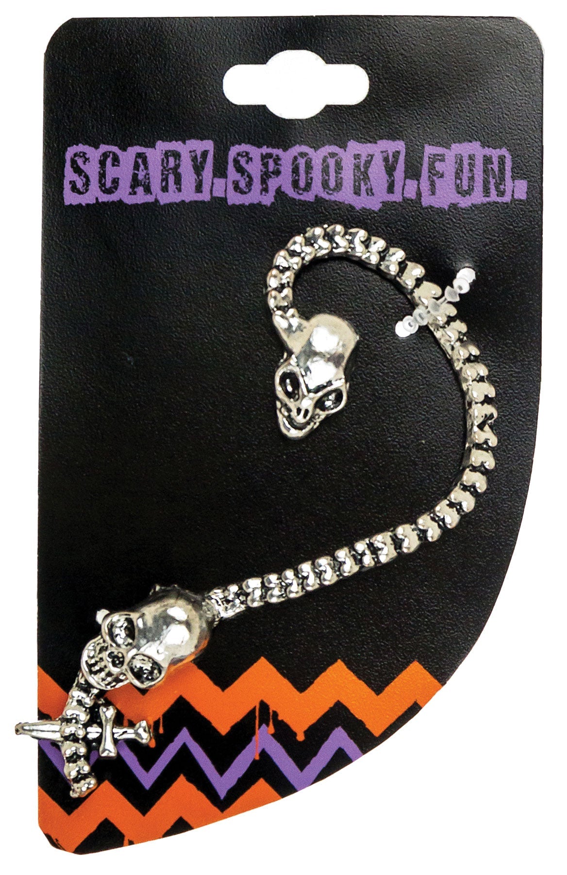 Skull Wrap Earring Halloween Skeleton Decorations - Tophatter Daily Deals
