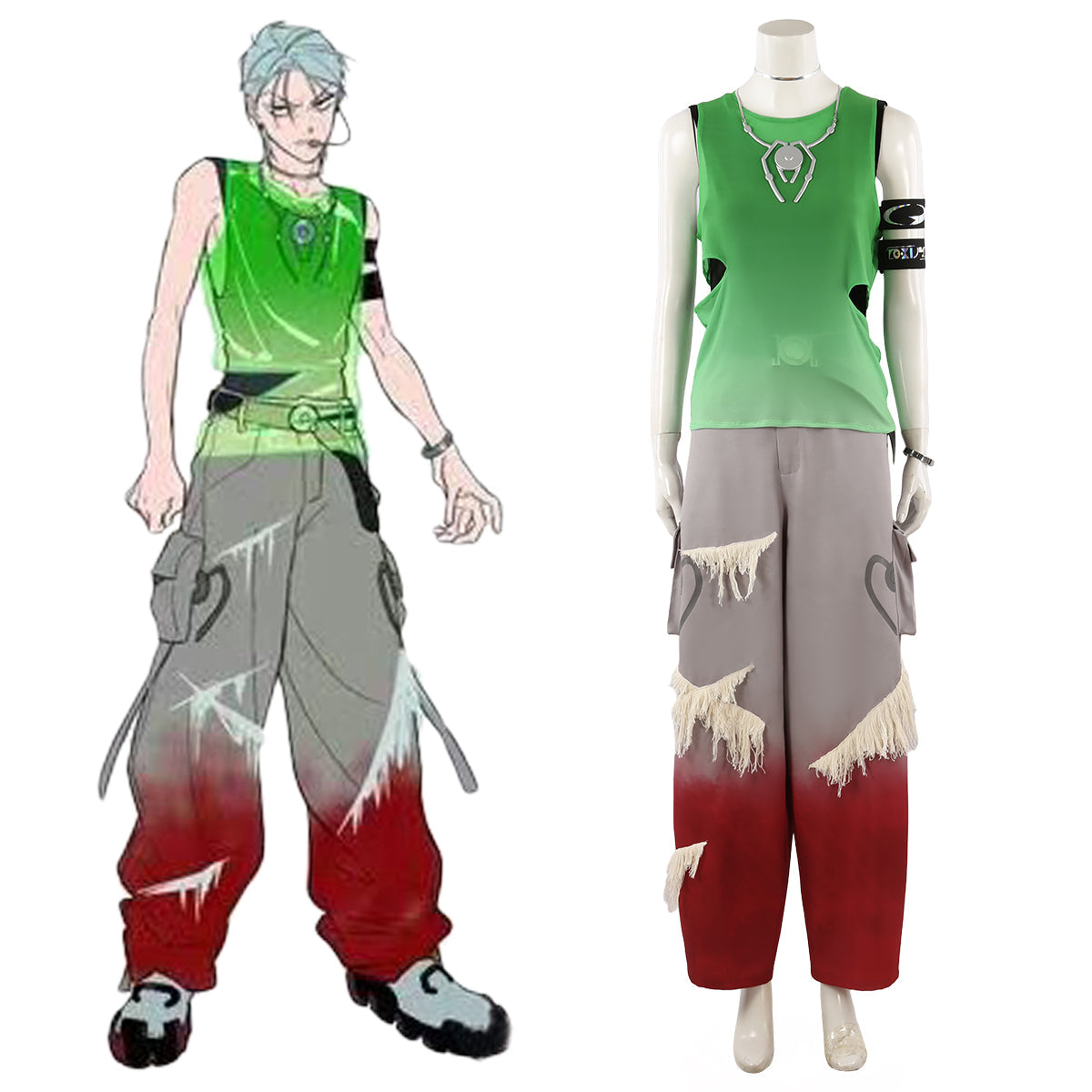 ALIEN STAGE FINAL Till Chiffon Cosplay Costume - Tophatter Daily Deals