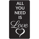 Custom Cane Engraving - Rectangle Black Anodized Aluminum - Valentine's Day Special - Tophatter Daily Deals