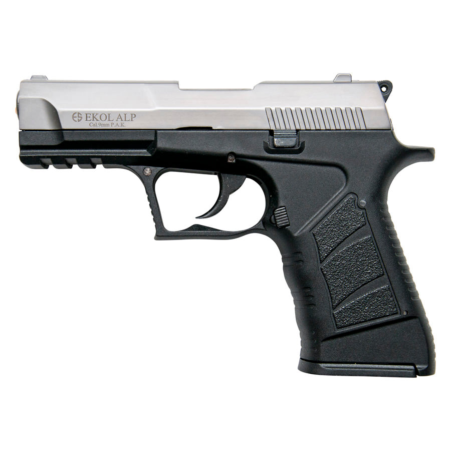 EKOL ALP Fume Finish 9mm Sub-Compact V92F Blank Firing Gun - TOPHATTER'S ARMORY DEALS Collectible Weapons - Tophatter Daily Deals