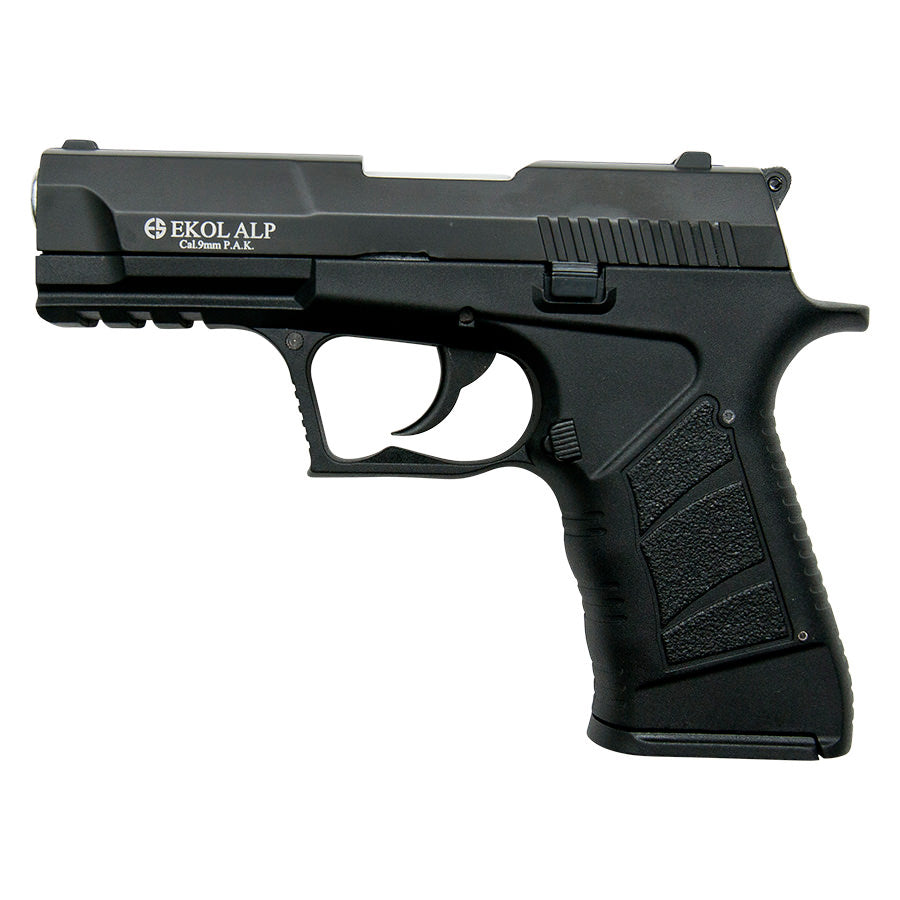 EKOL ALP Black Finish 9mm Sub-Compact V92F Blank Firing Replica Gun - TOPHATTER'S ARMORY DEALS Collectible Weapons - Tophatter Daily Deals