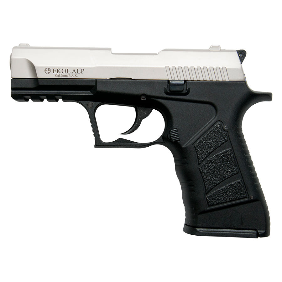 EKOL ALP Satin Finish 9mm Sub-Compact V92F Blank Firing Replica Gun - Tophatter's Inc. Weapons Store Online Collectible Weapons - Tophatter Daily Deals