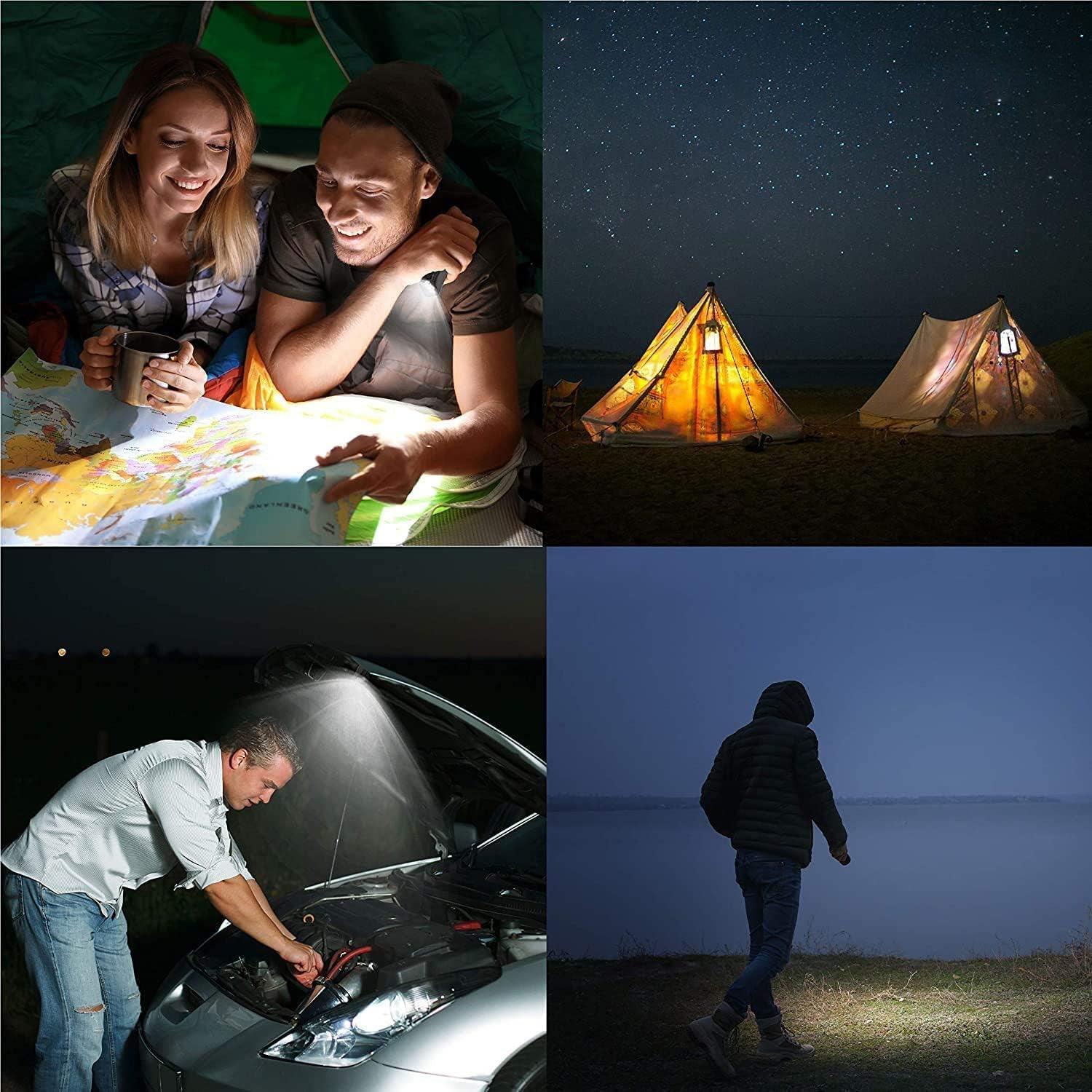 Best Budget MTB Lights UK - Bike Bicycle Premium Aluminium Lights Set Waterproof Rechargeable Powerbank Mountain & Cycling - Tophatter Daily Deals