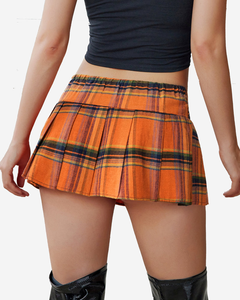 Solid Color Mini Pleated Skirts Lingeries-mini skirts - Tophatter Daily Deals