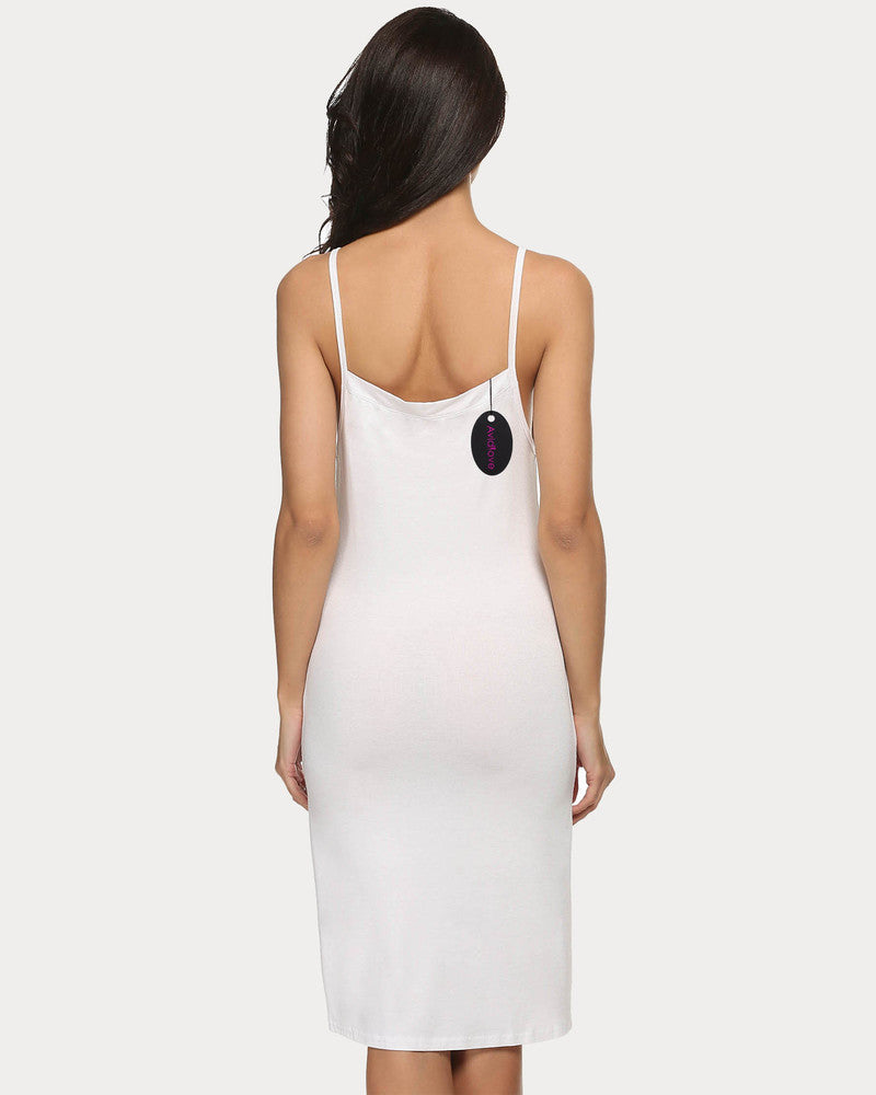 Print Full Slips Chemise Dress Sleepwears-nightgowns - Tophatter Daily Deals