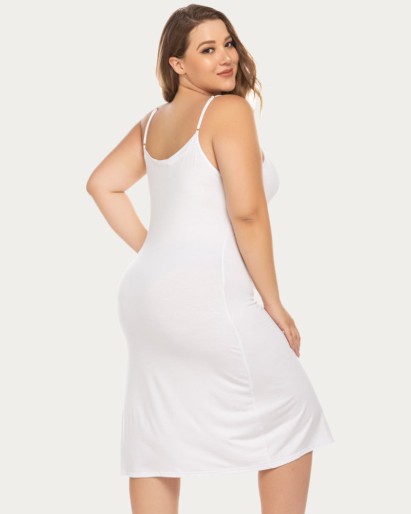 Print Full Slips Chemise Dress Sleepwears-nightgowns - Tophatter Daily Deals