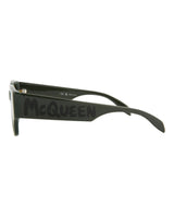 Alexander McQueen Square/Rectangle-Frame Acetate Sunglasses Sunglasses - Tophatter Daily Deals