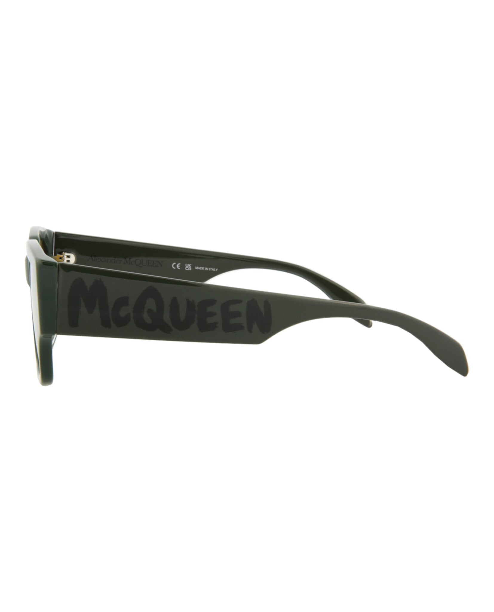 Alexander McQueen Square/Rectangle-Frame Acetate Sunglasses Sunglasses - Tophatter Daily Deals