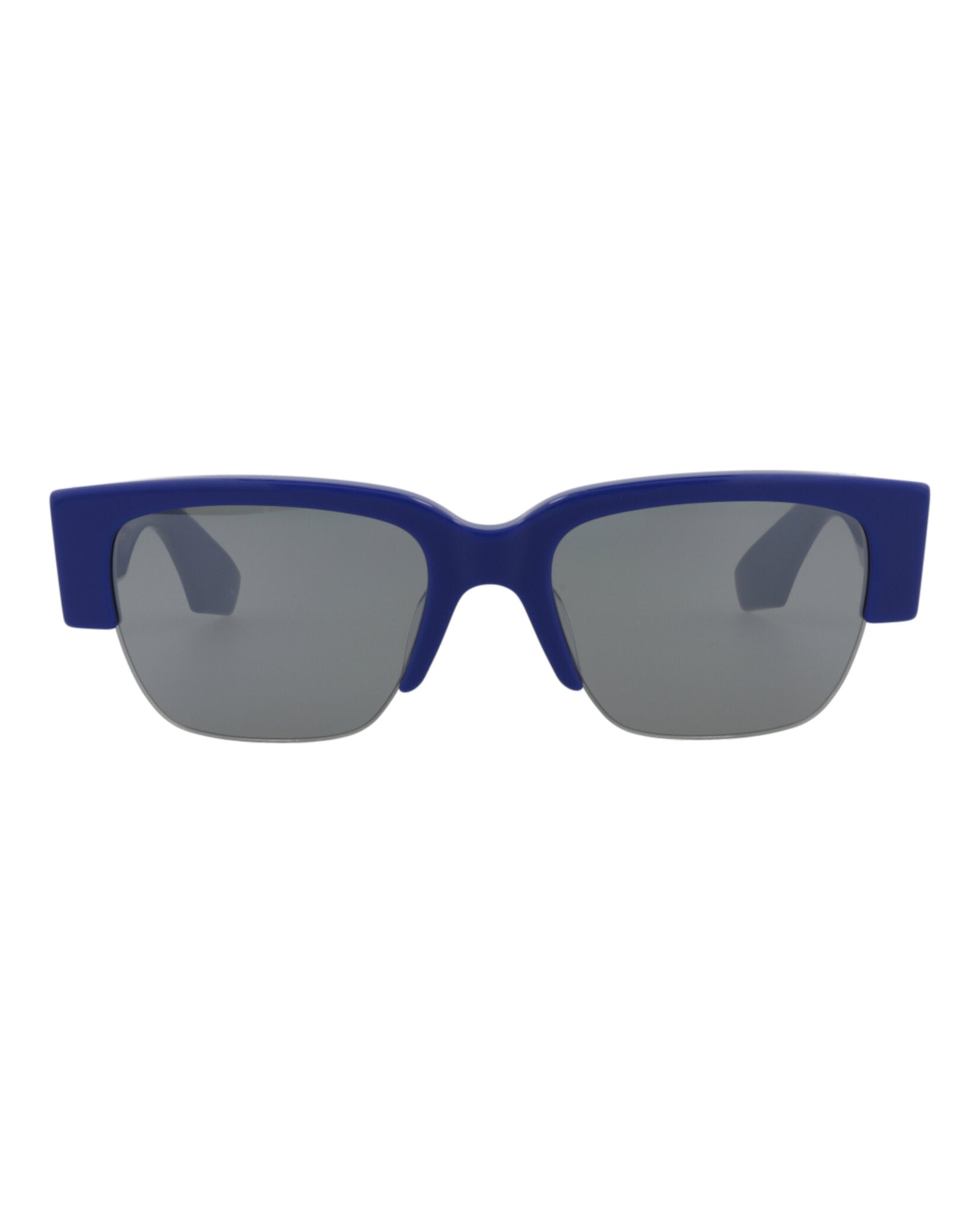 Alexander McQueen Square-Frame Recycled Acetate Sunglasses Blue Sunglasses - Tophatter Daily Deals