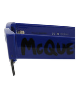Alexander McQueen Square-Frame Recycled Acetate Sunglasses Sunglasses - Tophatter Daily Deals