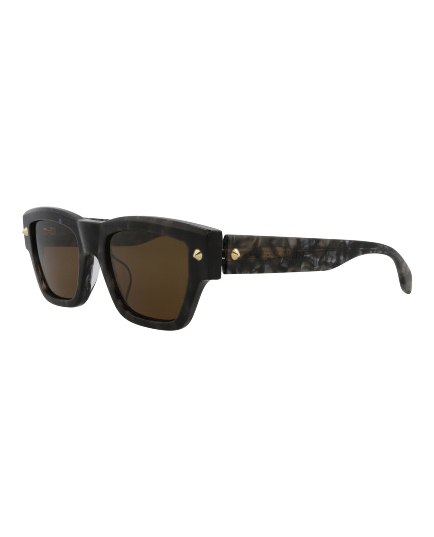 Alexander McQueen Square-Frame Recycled Acetate Sunglasses Sunglasses - Tophatter Daily Deals