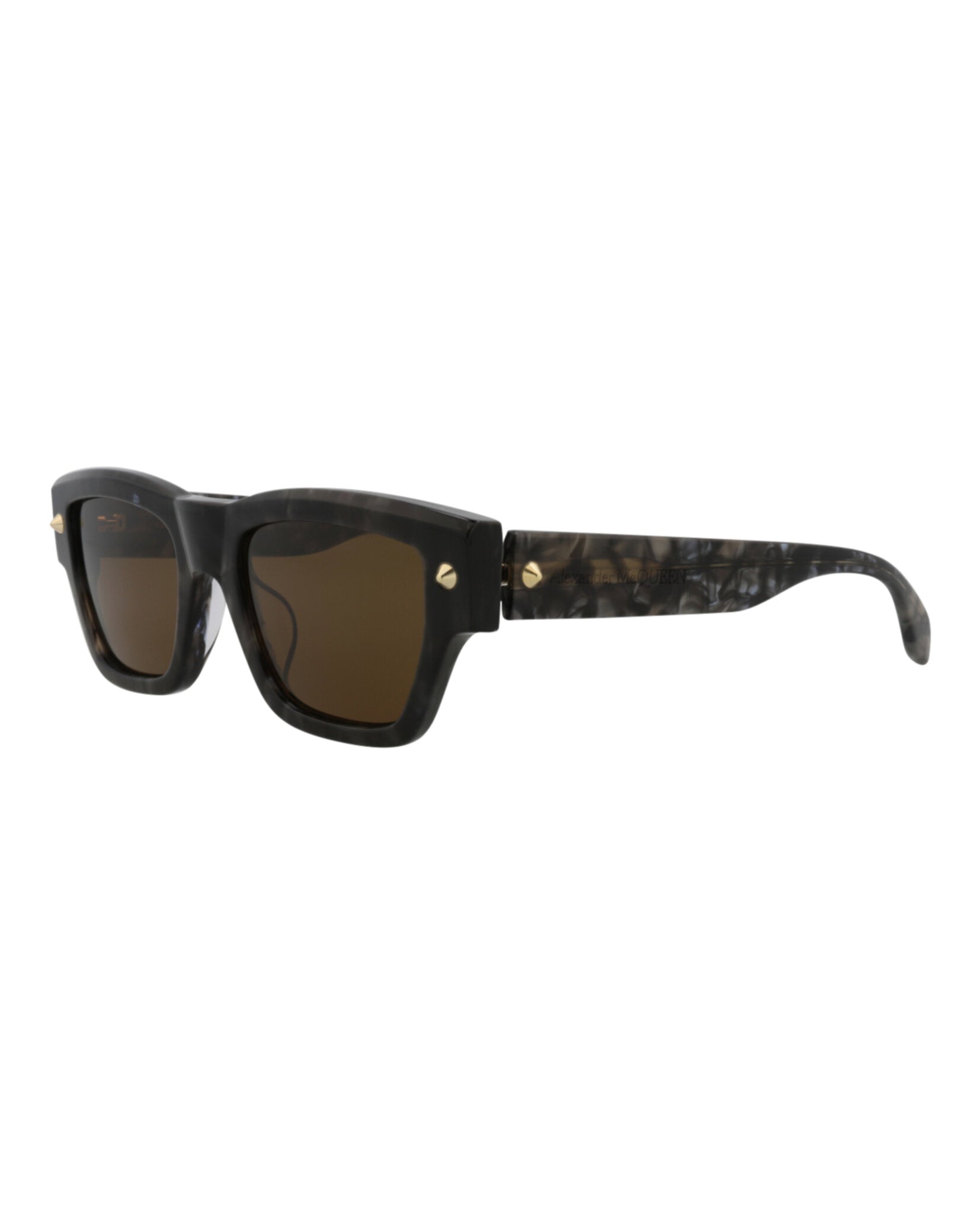 Alexander McQueen Square-Frame Recycled Acetate Sunglasses Sunglasses - Tophatter Daily Deals