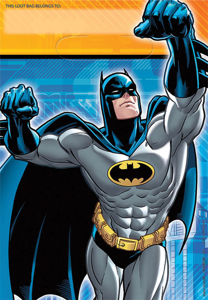 Batman Loot Bags - Pack of 8 Superhero Halloween Costumes - Tophatter Daily Deals