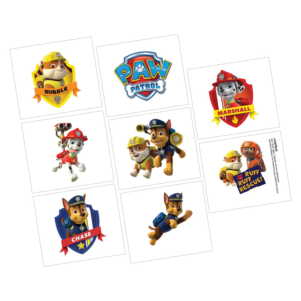 PAW Patrol Tattoos – Tophatter's Inc.