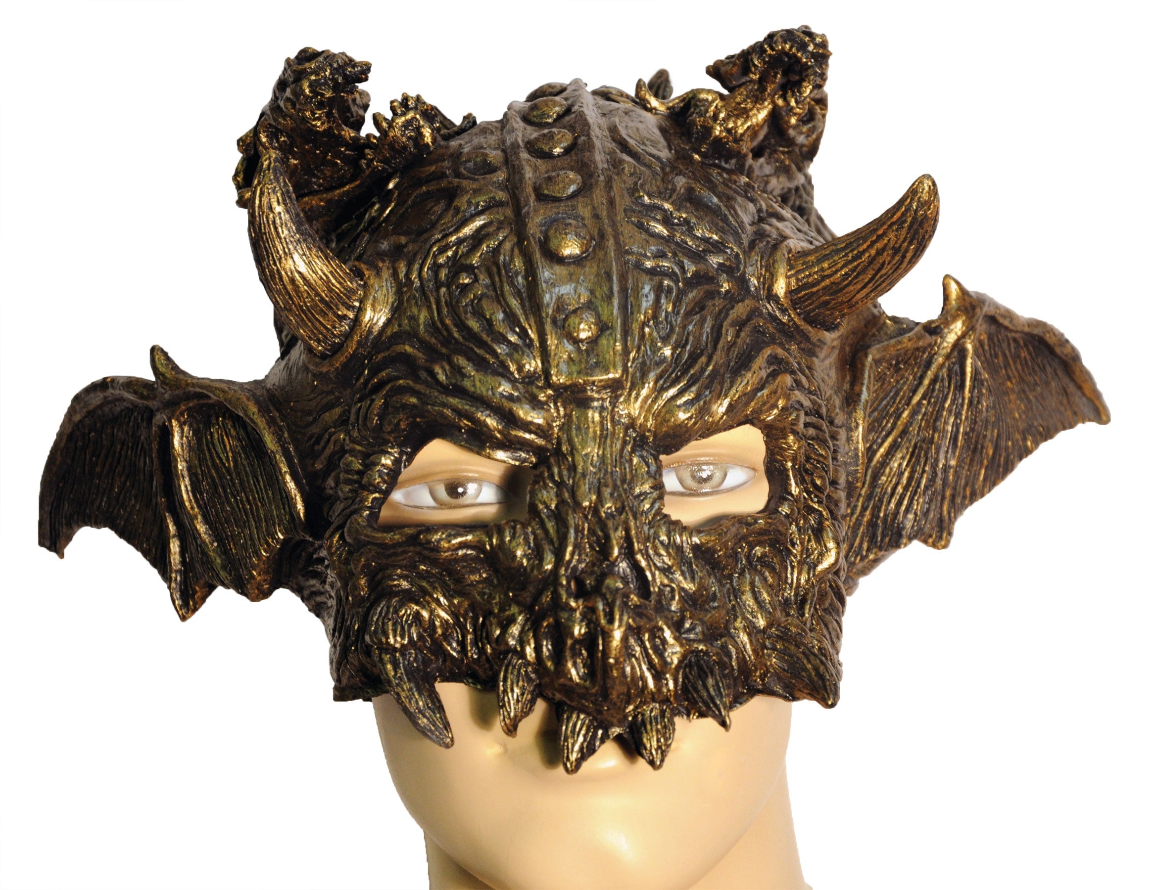 Skull Helmet Latex Headpiece – Tophatter's Inc.