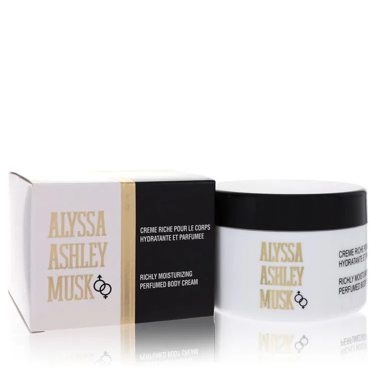 Alyssa Ashley Musk by Houbigant Body Cream 8.5 oz for Women 8.5 oz Body Cream - Tophatter Daily Deals