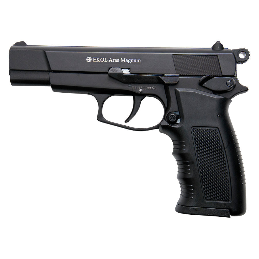 ARAS Magnum HP Black - 9MM Blank Firing Replica Gun Collectible Weapons - Tophatter Daily Deals