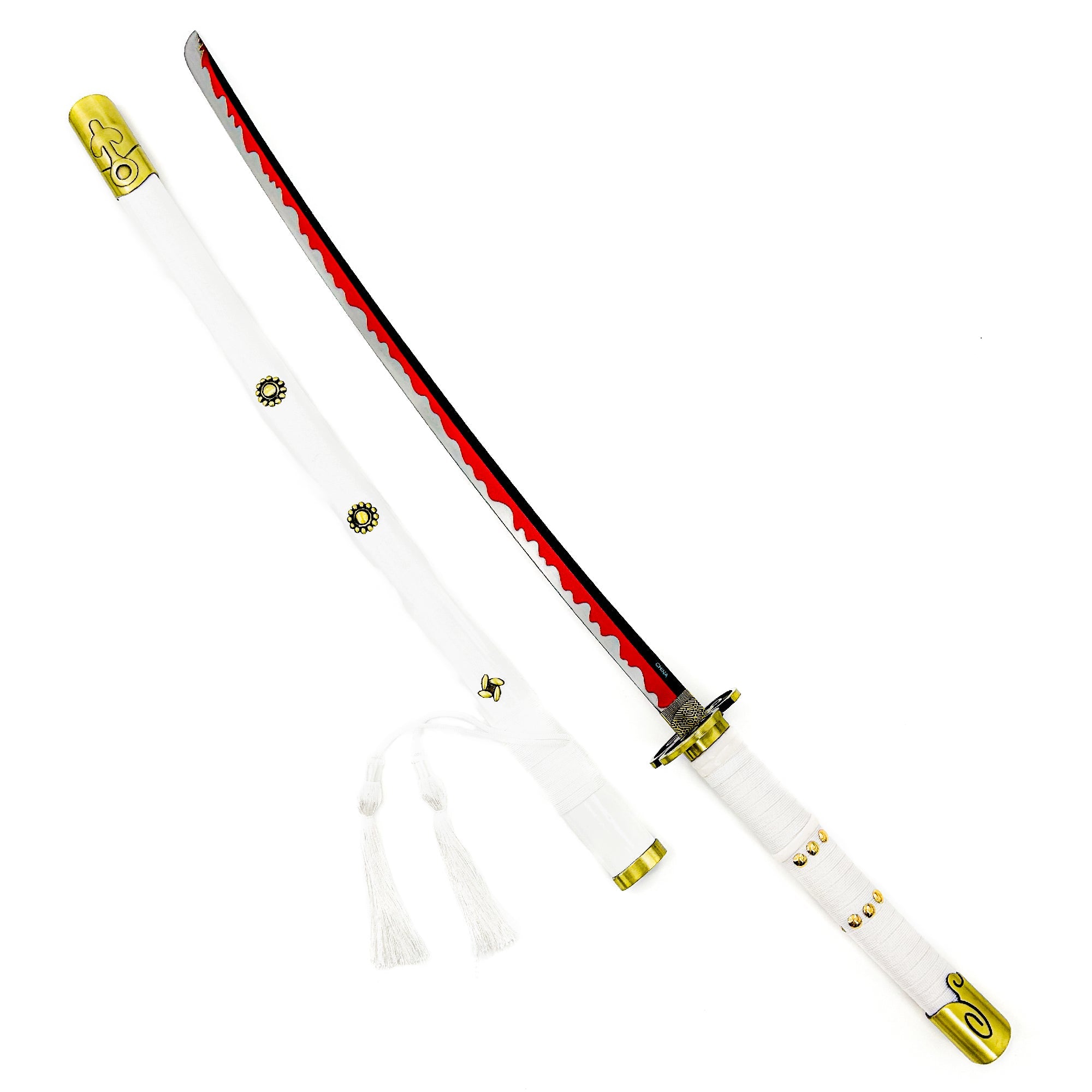 Ame no Habakiri Momonosuke Katana Replica from One Piece Swords - Tophatter Daily Deals