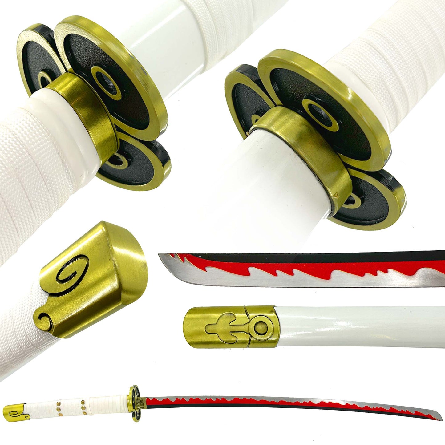 Ame no Habakiri Momonosuke Katana Replica from One Piece Swords - Tophatter Daily Deals