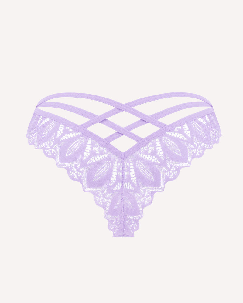 Cheeky Lace Criss Cross Panties Lingeries-panties - Tophatter Daily Deals