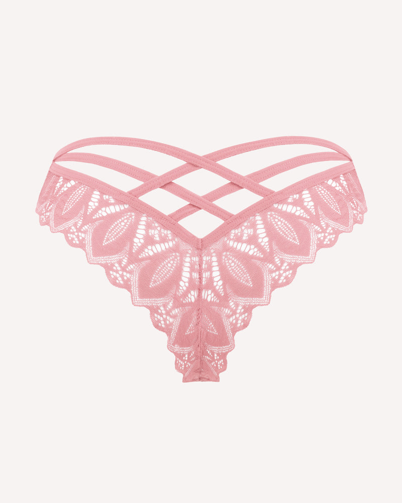 Cheeky Lace Criss Cross Panties Lingeries-panties - Tophatter Daily Deals