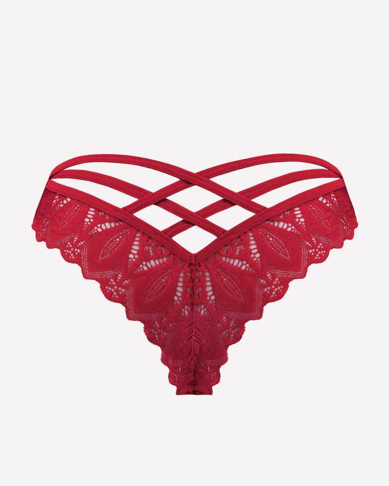 Cheeky Lace Criss Cross Panties Lingeries-panties - Tophatter Daily Deals
