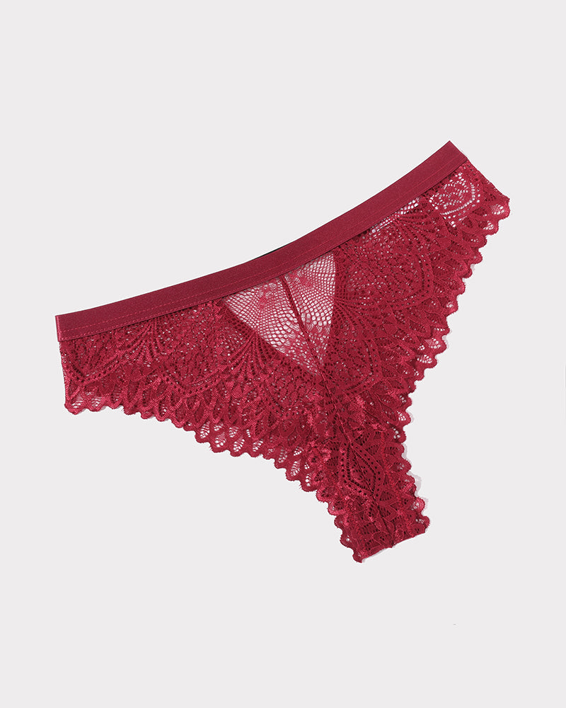Lace Rhinestone Panty Lingeries-panties - Tophatter Daily Deals