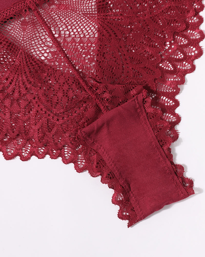 Lace Rhinestone Panty Lingeries-panties - Tophatter Daily Deals