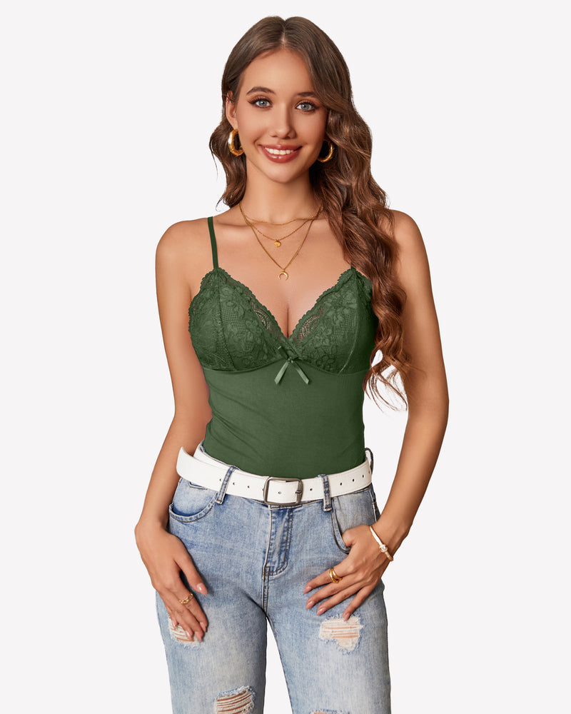 Tank Tops Cami Y2k Bralette (DE Only) Army Green Lingerie Sets-Bras - Tophatter Daily Deals