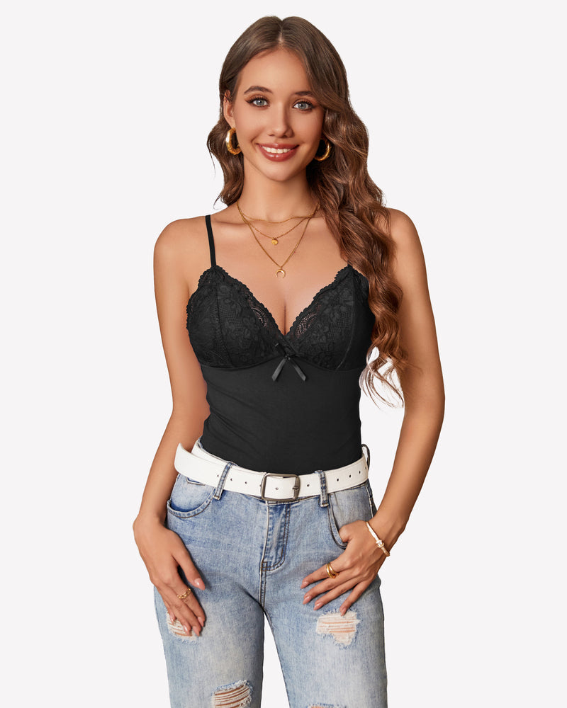 Tank Tops Cami Y2k Bralette Black Lingerie Sets-Bras - Tophatter Daily Deals