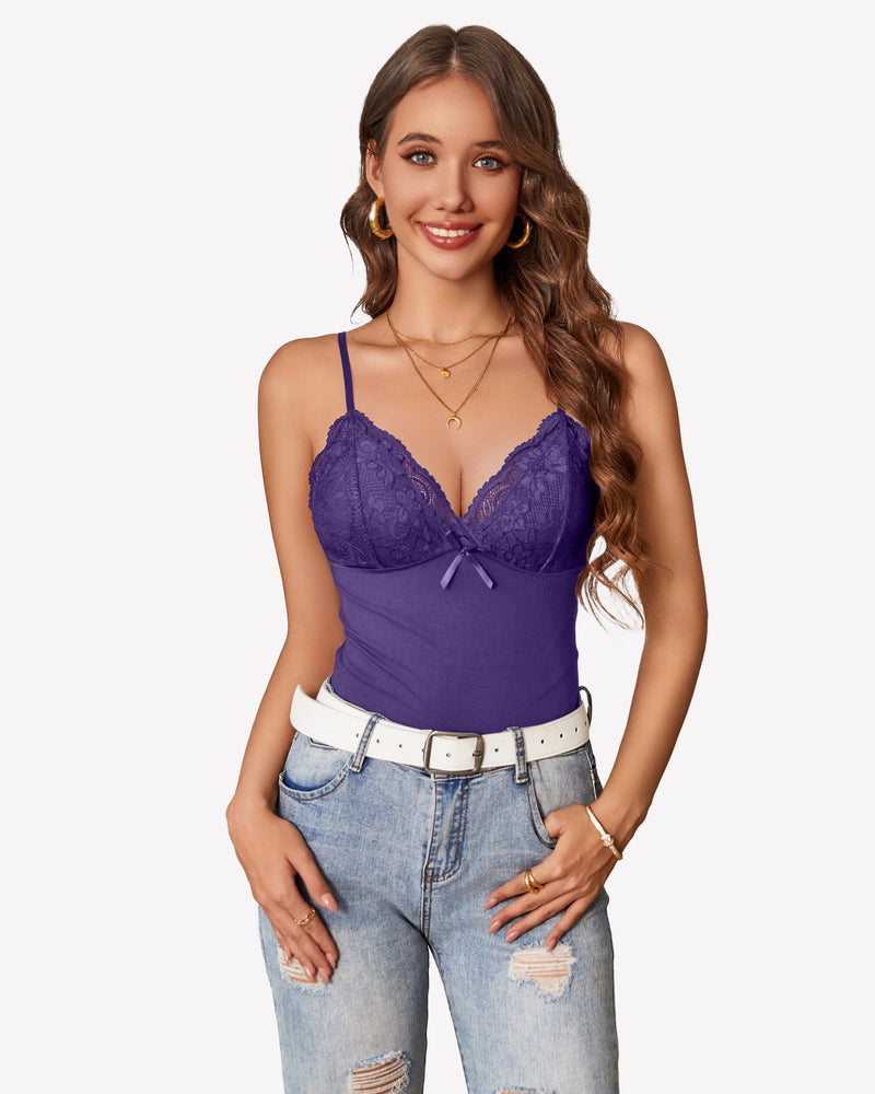 Tank Tops Cami Y2k Bralette Purple Lingerie Sets-Bras - Tophatter Daily Deals