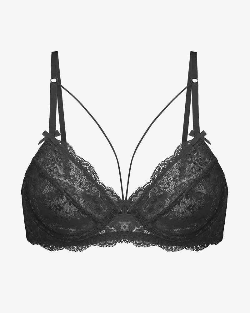 Lace Unlined Strappy Bras Lingerie Sets-Bras - Tophatter Daily Deals