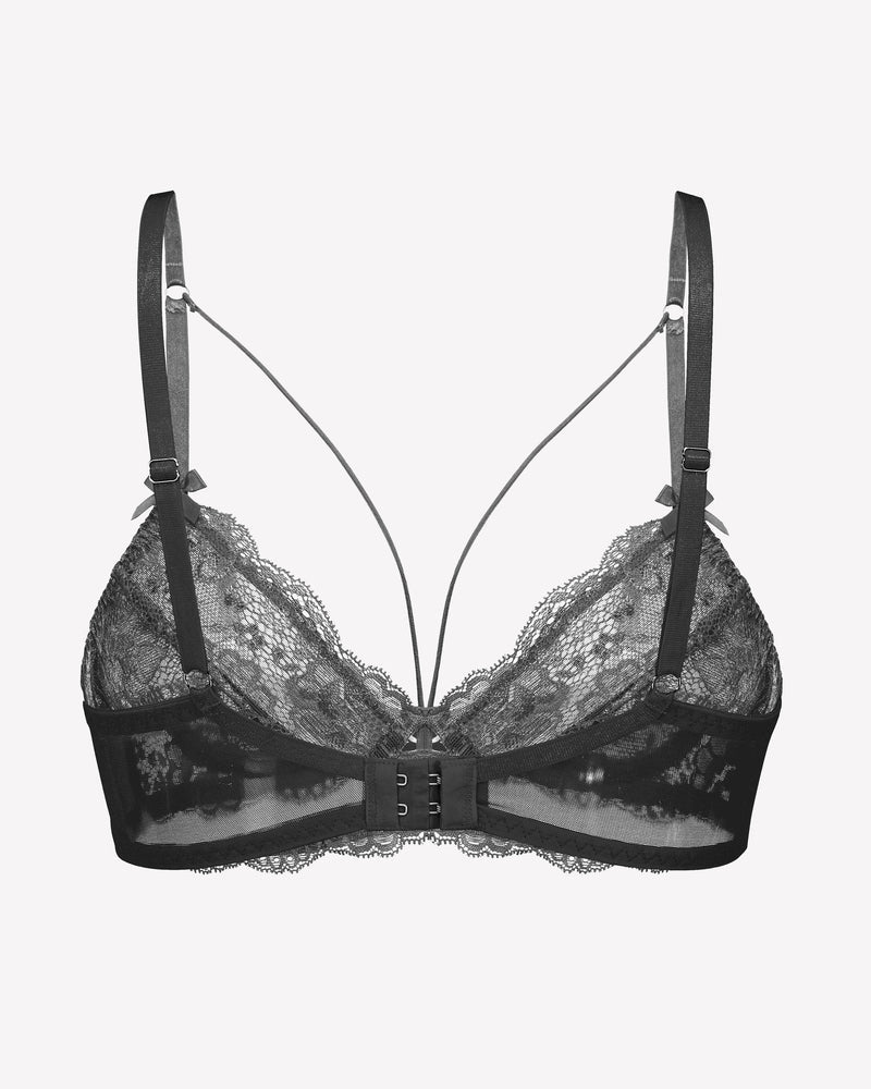 Lace Unlined Strappy Bras Lingerie Sets-Bras - Tophatter Daily Deals